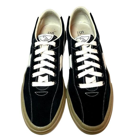 SWC Men’s Dellow S-Strike Suede Shoes Black/White/Gum Size 41-M-8, W-10 main image 8